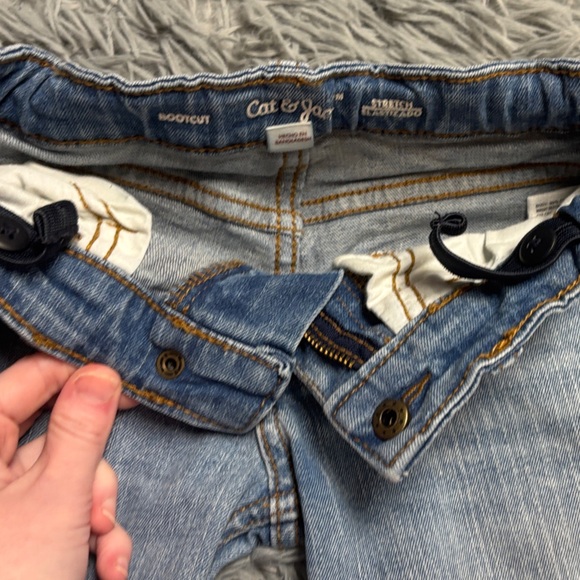 Cat & Jack Blue Bootcut Stretch Jeans - Picture 5 of 8